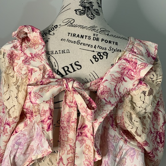 Free people Lucie Mini in Pink Combo Color:Pink Combo NWOT Size:4 - Picture 11 of 16